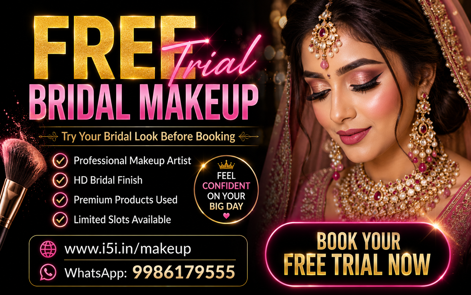 bridal makeup bangalore